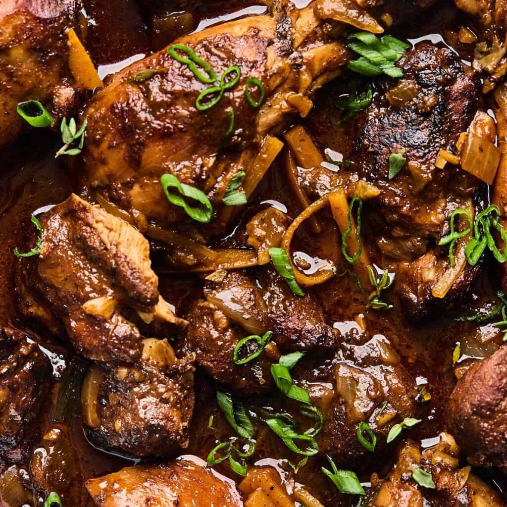 Easy Brown Stew Chicken Recipe