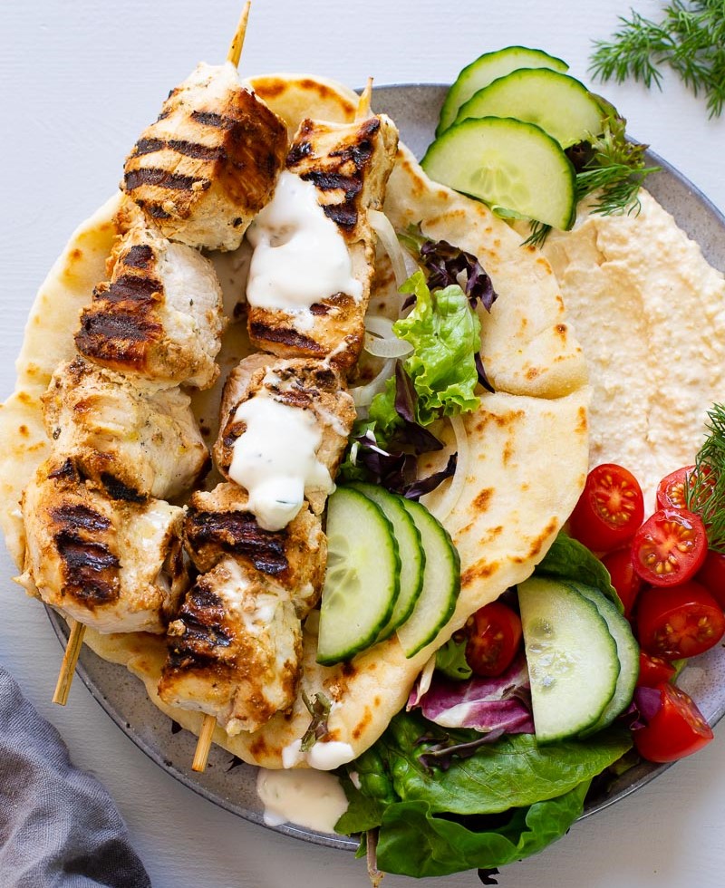 Greek Chicken Souvlaki Recipe