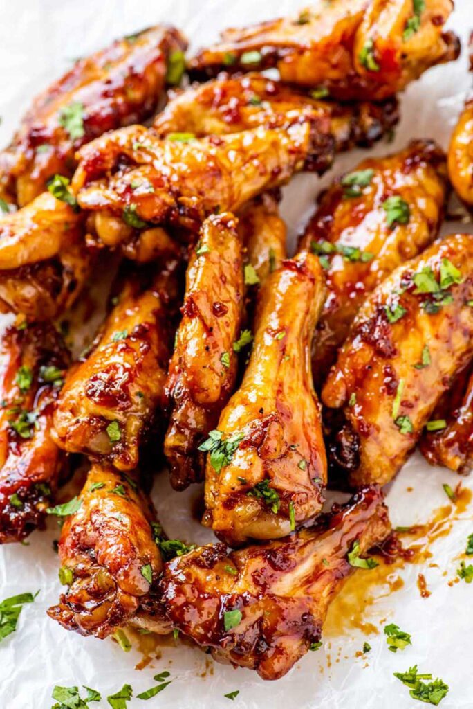 Honey Garlic Chicken Wings Recipe