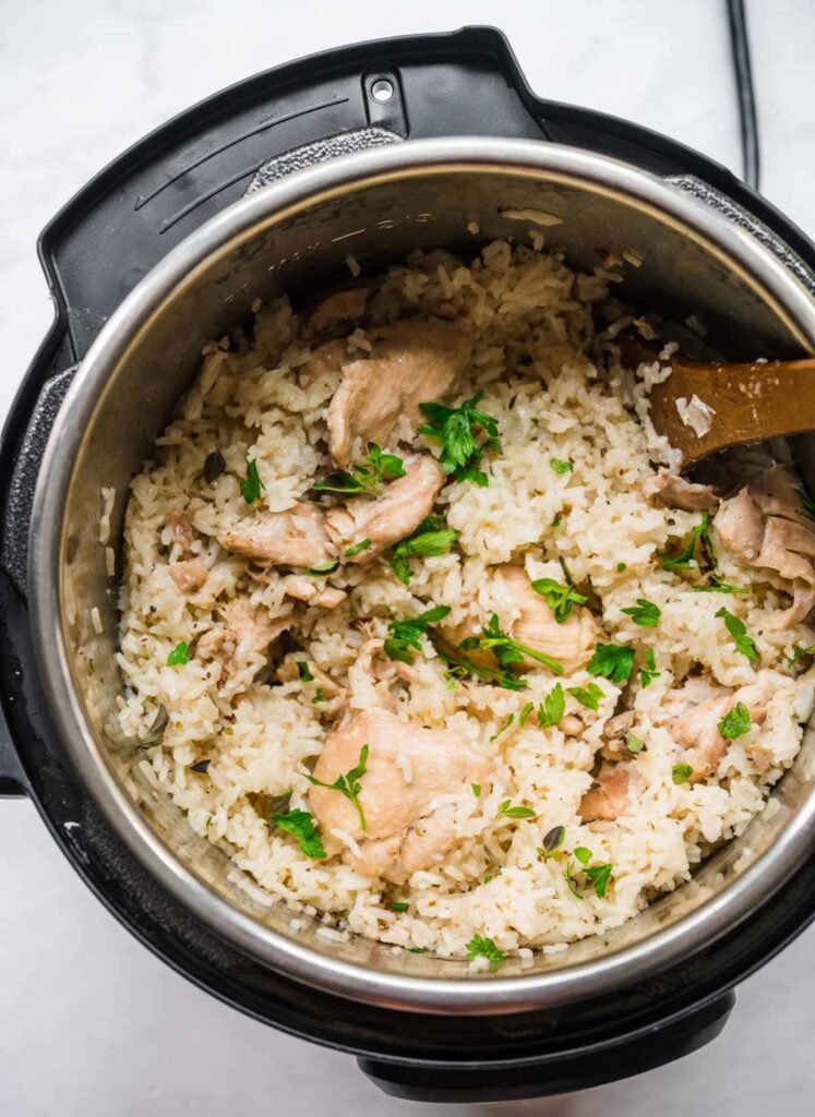 Instant Pot Chicken And Rice Recipe
